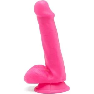 GET Real Happy Dicks Dildo mit Hoden 12 cm rosa