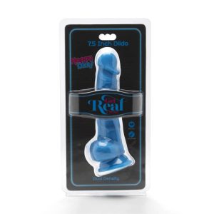 GET Real Happy Dicks Dildo met Ballen 19 cm blauw GET Real Happy Dicks Dildo met Ballen 19 cm blauw - Afbeelding 2