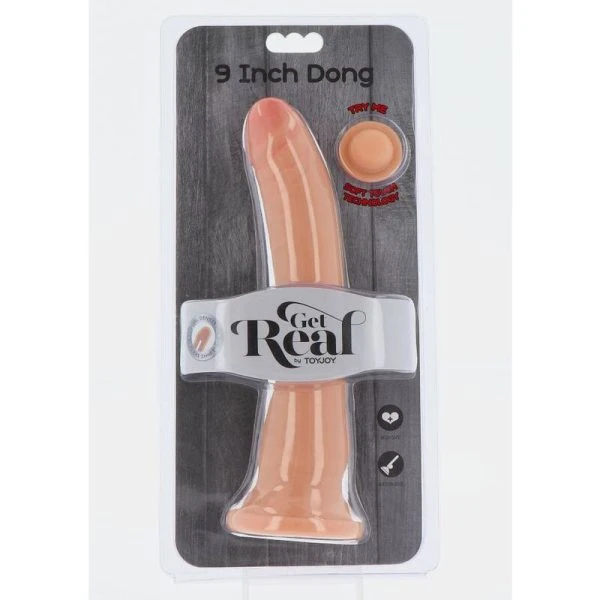 GET Real Dual Density Dildo 20,5 cm huidskleur