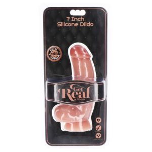 GET Real Siliconen Dildo 18 cm met Ballen, huidskleur GET Real Siliconen Dildo 18 cm met Ballen, huidskleur - Afbeelding 4