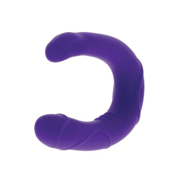GET Real Vogue Mini Double Dong Doppeldildo aus Silikon lila GET Real Vogue Mini Double Dong Doppeldildo aus Silikon lila