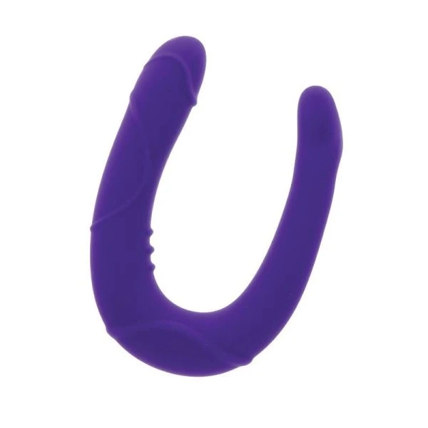 GET Real Vogue Mini Double Dong Doppeldildo aus Silikon lila GET Real Vogue Mini Double Dong Doppeldildo aus Silikon lila