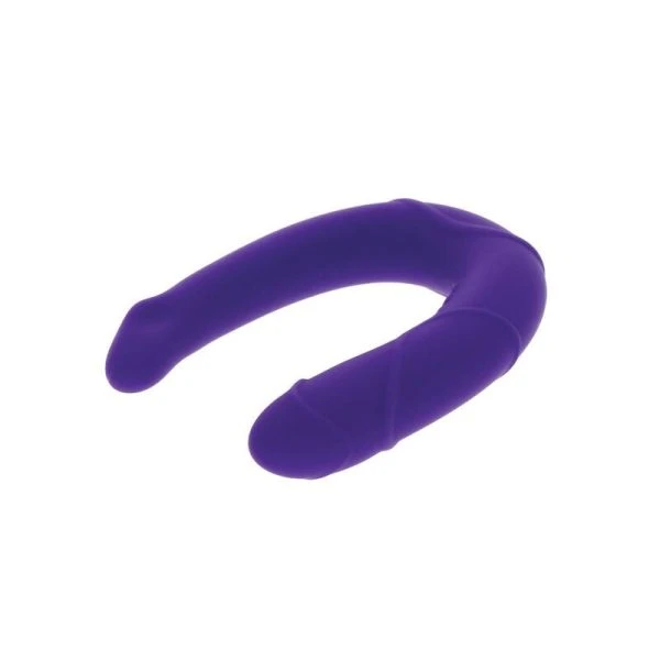 GET Real Vogue Mini Double Dong Doppeldildo aus Silikon lila GET Real Vogue Mini Double Dong Doppeldildo aus Silikon lila