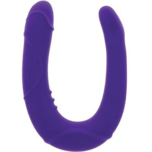 GET Real Vogue Mini Double Dong dubbele dildo van siliconen paars