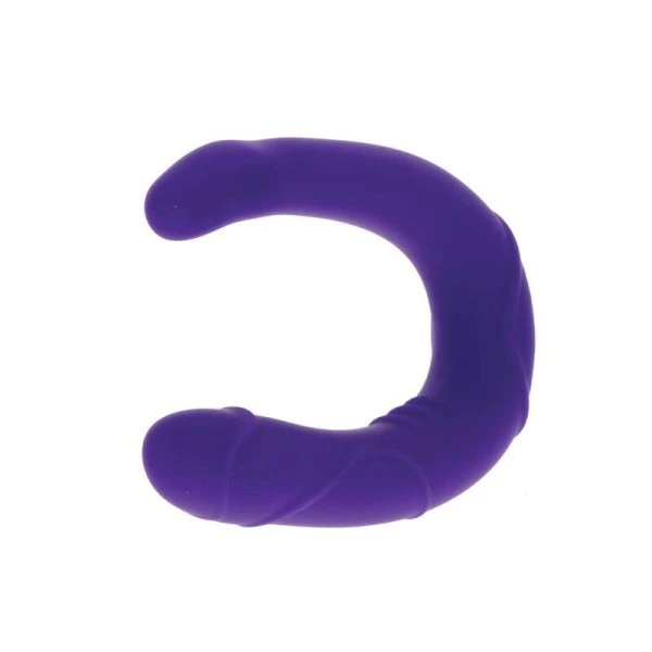 GET Real Vogue Mini Double Dong Doppeldildo aus Silikon lila GET Real Vogue Mini Double Dong Doppeldildo aus Silikon lila