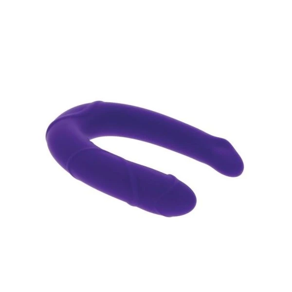 GET Real Vogue Mini Double Dong Doppeldildo aus Silikon lila GET Real Vogue Mini Double Dong Doppeldildo aus Silikon lila