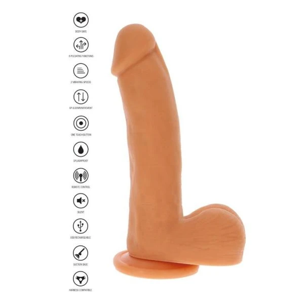 GET Real Magnetische Pulse Vertrouwende Silikon-Dildo
