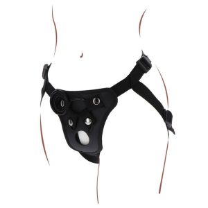 GET Real Strap-on-Geschirr mit 3 Silikonringen schwarz GET Real Strap-on-Geschirr mit 3 Silikonringen schwarz – Bild 5
