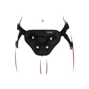 GET Real Strap-on-Gurt Deluxe zwart met 3 siliconenringen GET Real Strap-on-Gurt Deluxe zwart met 3 siliconenringen - Afbeelding 4