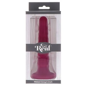 GET Real Silikon-Dildo Ribbed Dong 12 cm rood met zuignap GET Real Silikon-Dildo Ribbed Dong 12 cm rood met zuignap - Afbeelding 6