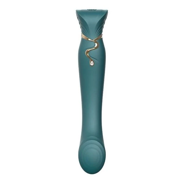 Zalo Queen G-Punt PulseWave Vibrator met Swarovski groen