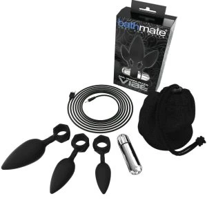 Bathmate Anal-Trainings-Set Vibe mit 3 Plugs und Vibrator