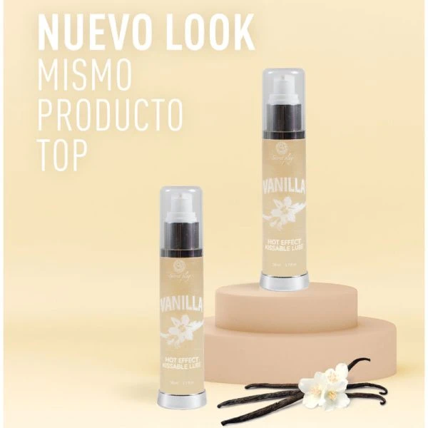 Secretplay Cosmetic 2-in-1-glijmiddel met warmte-effect Vanille 50 ml