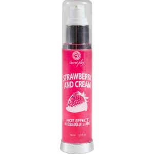 Secretplay Cosmetic 2-in-1 Glijmiddel met Warmte-effect Aardbei & Crème 50 ml Secretplay Cosmetic 2-in-1 Glijmiddel met Warmte-effect Aardbei & Crème 50 ml - Afbeelding 2