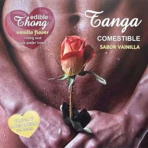 Hotflowers Herentanga met vanillewafel-nippelpads, eetbaar