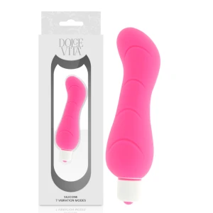 Dolce Vita G-Spot Silicone Vibrator, pink