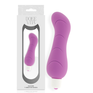 Dolce Vita G-Punkt Vibrator Purple Silicone met afneembare hoes Dolce Vita G-Punkt Vibrator Purple Silicone met afneembare hoes - Afbeelding 1