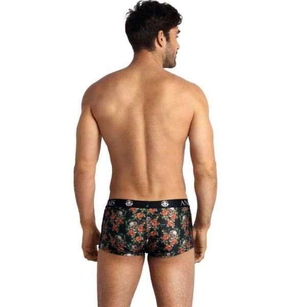 Anais MEN Boxer & Brief Power Boxer L mit Rosen- und Totenkopf-Print