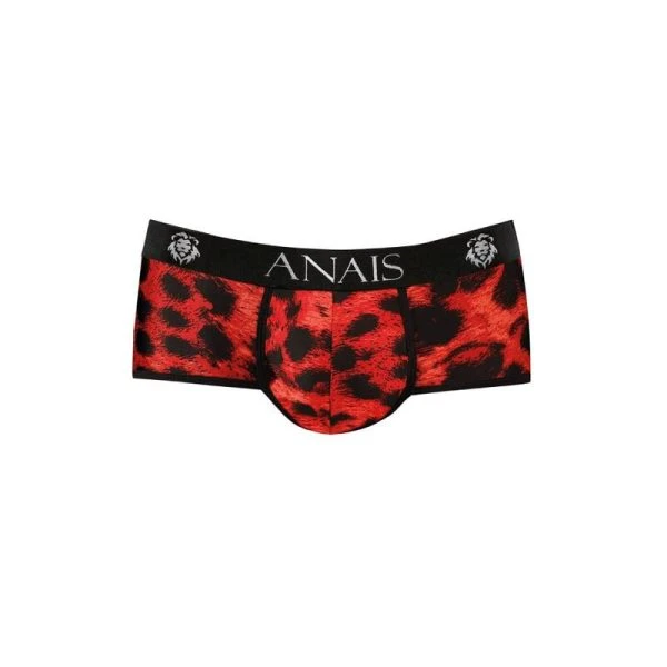 Anais Luxury Lingerie Slip Savage Brief XL in Rot mit Animal-Print