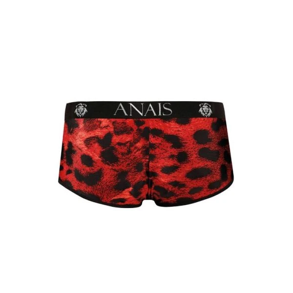 Anais Luxury Lingerie Slip Savage Brief XL in Rot mit Animal-Print