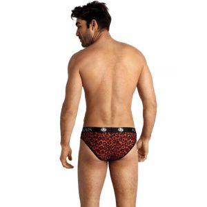 Anais MEN Slip & Thong Tribal Slip XL in Rot mit Animal-Print Anais MEN Slip & Thong Tribal Slip XL in Rot mit Animal-Print – Bild 2