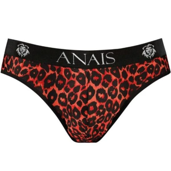 Anais MEN Slip & Thong Tribal Slip XL in Rot mit Animal-Print Anais MEN Slip & Thong Tribal Slip XL in Rot mit Animal-Print