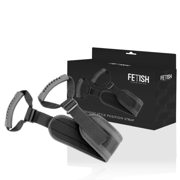 Fetish Submissive Hundegeschirr mit Neopren-Futter für Doggy-Style