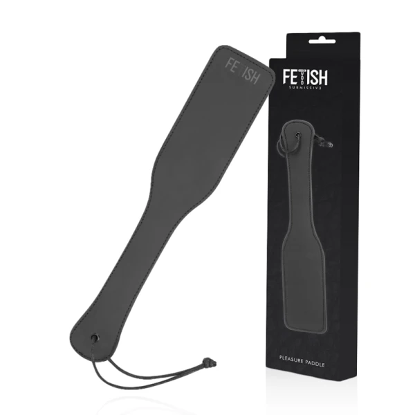 Fetish Submissive Bondage vegane Lederpeitsche 32,5 cm
