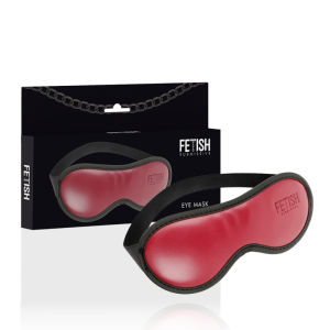 Fetish Submissive Dark Room Vegan Slaapmasker met Neopreenvoering Fetish Submissive Dark Room Vegan Slaapmasker met Neopreenvoering - Afbeelding 2