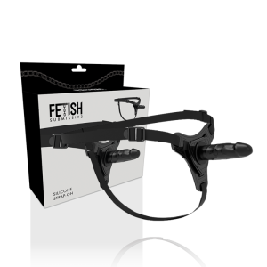 Fetish Submissive Harness Silikon-Strap-On 15 cm zwart Fetish Submissive Harness Silikon-Strap-On 15 cm zwart - Afbeelding 2