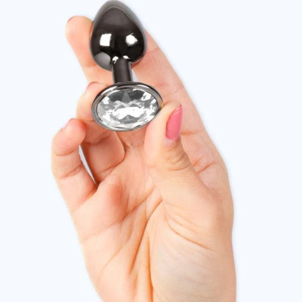 Secretplay Toys Analplug aus Aluminium Gunmetal 7 cm