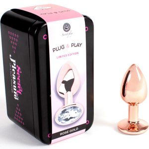 Secretplay Toys Metalen Buttplug Roségoud 7 cm Secretplay Toys Metalen Buttplug Roségoud 7 cm - Afbeelding 2