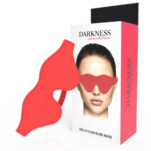 Darkness Bondage oogmasker van PVC rood