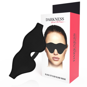 Darkness Bondage Slaapmasker van PVC met verstelbare hoofdband Darkness Bondage Slaapmasker van PVC met verstelbare hoofdband - Afbeelding 1