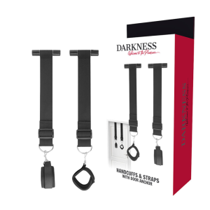 Darkness Bondage Tür-Bondage-Handschellen mit Acrylrohren Darkness Bondage Tür-Bondage-Handschellen mit Acrylrohren – Bild 1
