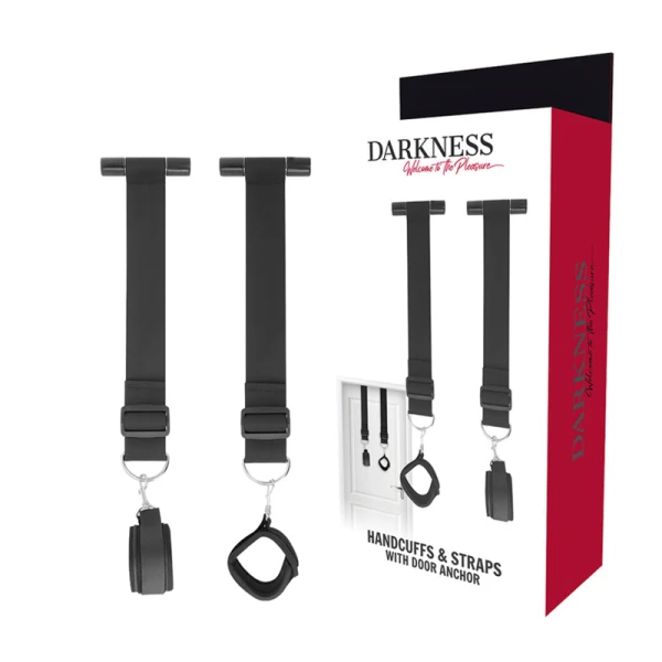 Darkness Bondage Tür-Bondage-Handschellen mit Acrylrohren