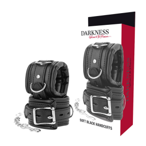 Darkness Bondage Gepolsterde BDSM-handboeien 20 cm Darkness Bondage Gepolsterde BDSM-handboeien 20 cm - Afbeelding 1