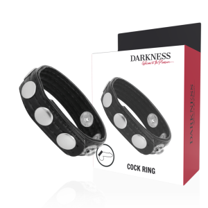 Darkness Sensations Leder-Erektiering verstelbaar met 5 standen Darkness Sensations Leder-Erektiering verstelbaar met 5 standen - Afbeelding 1