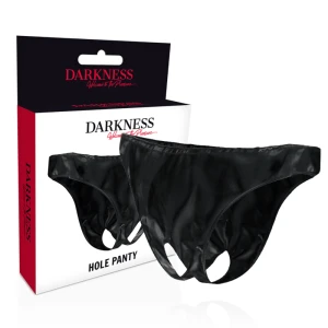 Darkness Sensations Uniseks-fetisjslip met opening, één maat