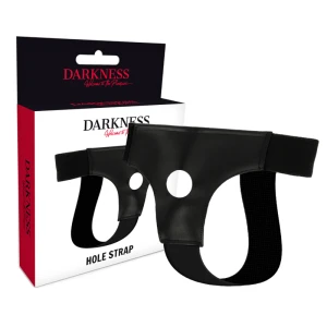 Darkness Sensations holle Strap-On-riem met gat, één maat