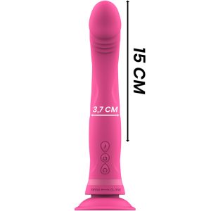 Intense High Tech Michelangelo Silikon-Vibrator met Zuignap, Roze Intense High Tech Michelangelo Silikon-Vibrator met Zuignap, Roze - Afbeelding 4