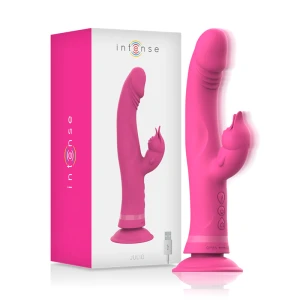 Intense High Tech Rabbit-Vibrator Julio Rosa Silikon