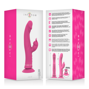 Intense High Tech Rabbit-Vibrator Julio Rosa Silikon Intense High Tech Rabbit-Vibrator Julio Rosa Silikon – Bild 7