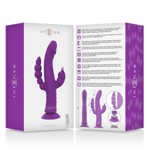 Intense High Tech Casanova Rabbit Vibrator with 3 Motors, purple Intense High Tech Casanova Rabbit Vibrator with 3 Motors, purple - Image 6