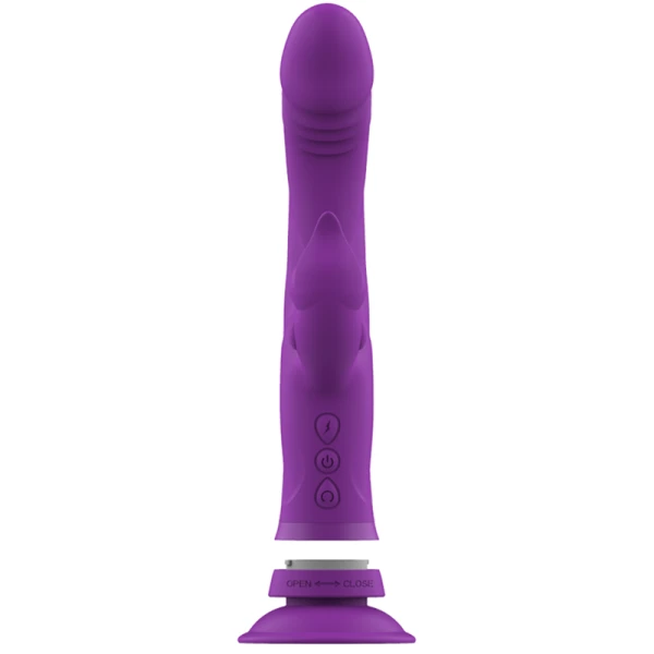Intense High Tech Casanova Rabbit Vibrator with 3 Motors, purple