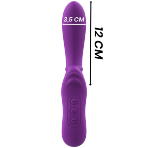 Intense High Tech Harry Flexibele Vibrator met Clitorisstimulator, paars Intense High Tech Harry Flexibele Vibrator met Clitorisstimulator, paars - Afbeelding 3