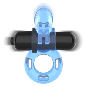 Intense FOR HIM Vibratie-ring Rabbit Ring blauw Intense FOR HIM Vibratie-ring Rabbit Ring blauw - Afbeelding 3