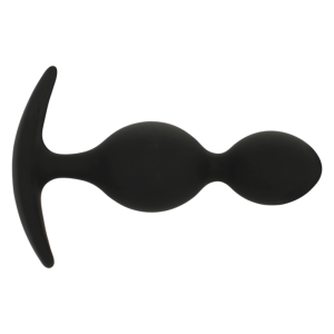 Black&silver Orson Plug Silicone Anaalplug met 2 Golven Black&silver Orson Plug Silicone Anaalplug met 2 Golven - Afbeelding 4