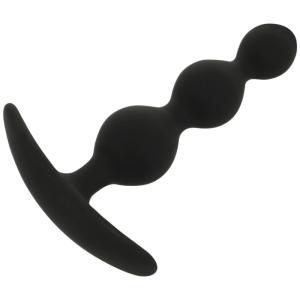 Black&silver Analkralketting Rupert van siliconen 10,5 cm Black&silver Analkralketting Rupert van siliconen 10,5 cm - Afbeelding 2