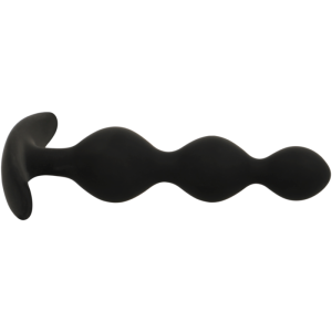 Black&silver Analkralketting Rupert van siliconen 10,5 cm Black&silver Analkralketting Rupert van siliconen 10,5 cm - Afbeelding 4